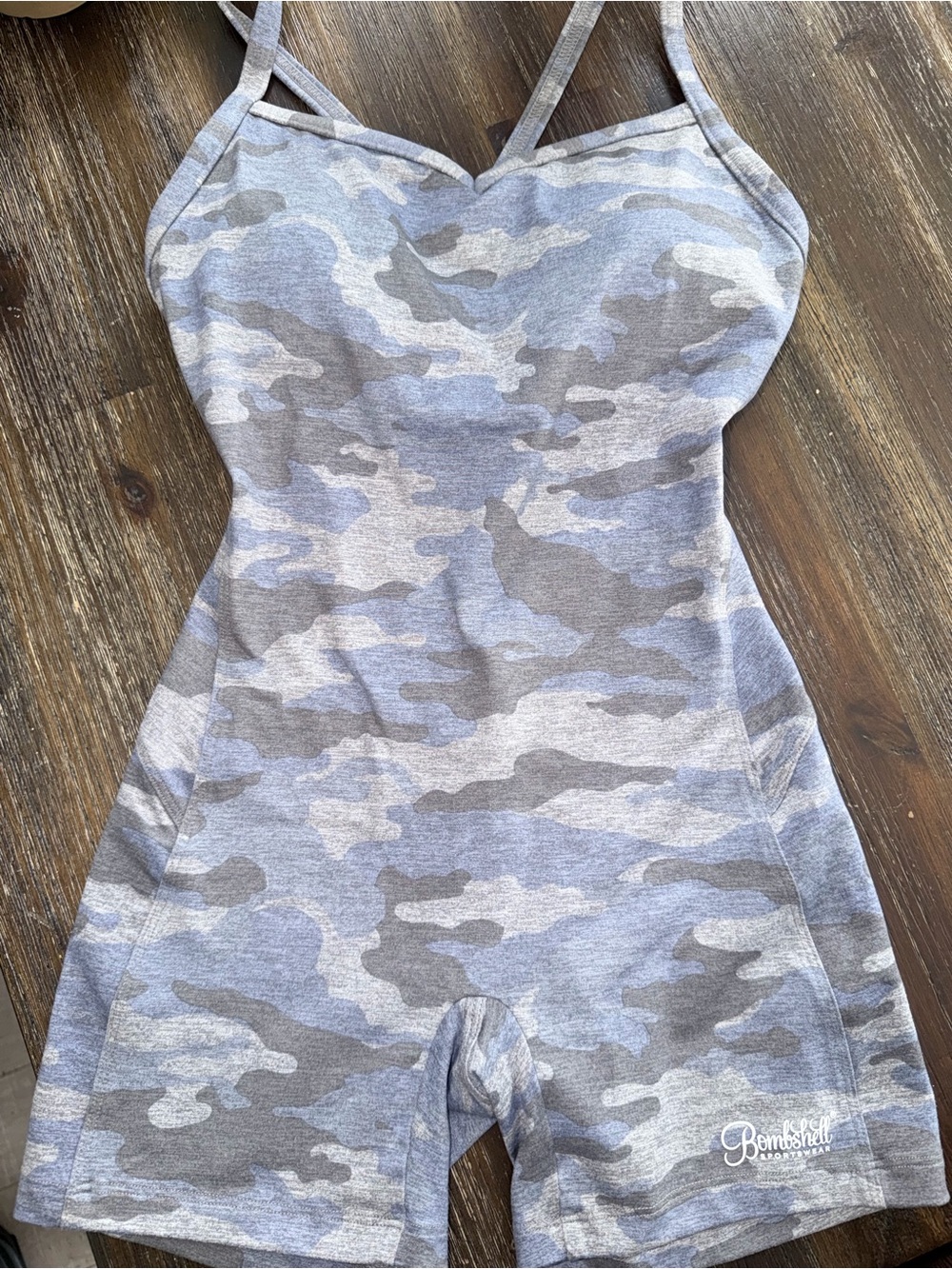 Bombshell Sportswear Camo Bodysuit
